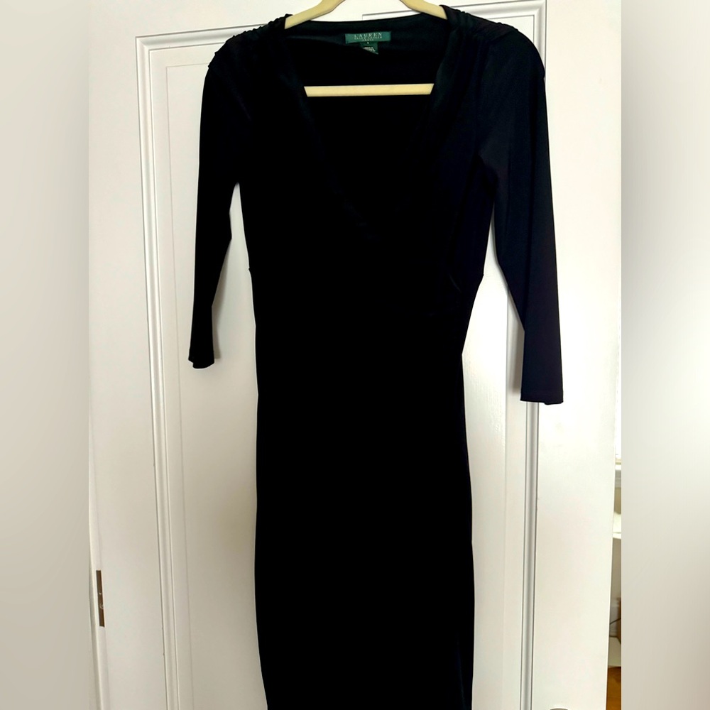 Cross front v neck Lauren dress